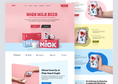 MiokMilk Bear Website
